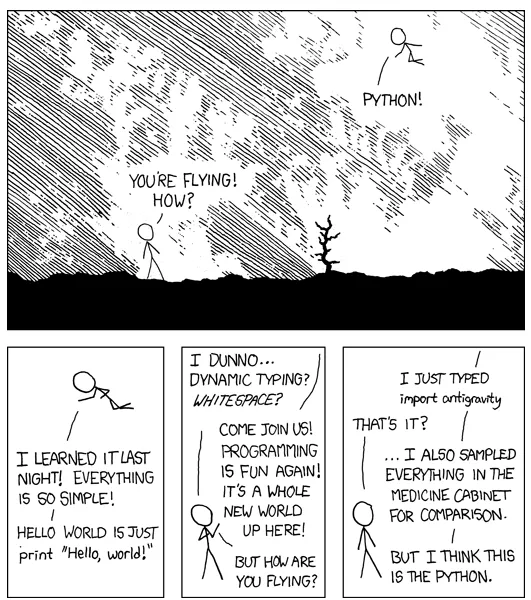 XKCD cartoon