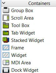 Contaner widgets