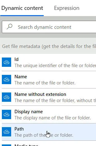 Dynamic file content