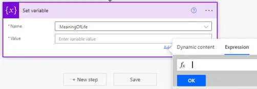 Setting a variable