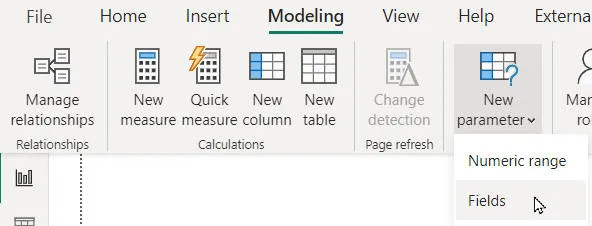 Adding a field parameter