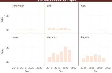 Small multiple charts