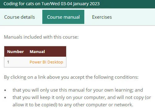 Viewing courseware