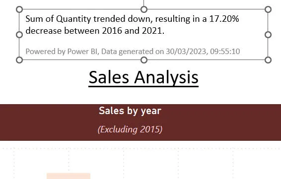 Data insights results