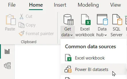 Accessing Power BI dataset