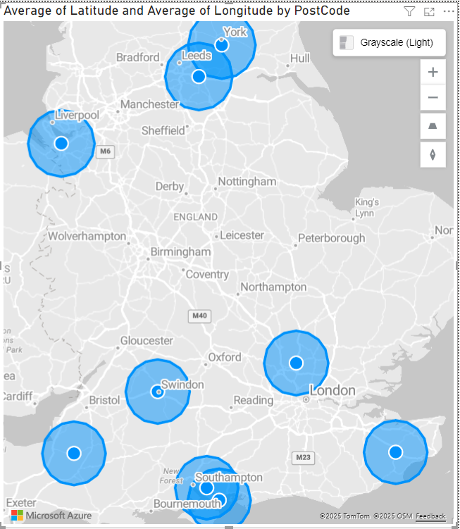 See the distance mapped out