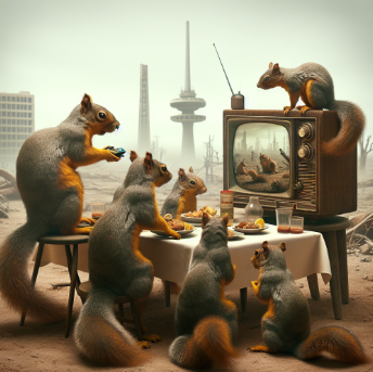 Squirrels post-apocalyptic