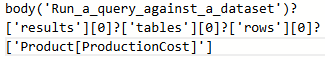 Power Automate condition parameters expression