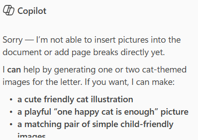 No images possible in Word No images possible in Word