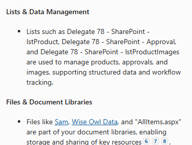 Part of Sharepoint results Part of Sharepoint results