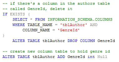 SQL exercise - Creating tables (image 2)