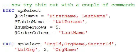 SQL exercise - Dynamic SQL (image 3)