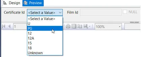 Choosing certificate