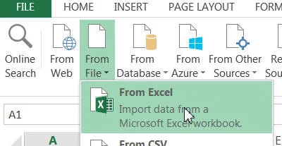 Power Query from Excel