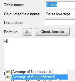 Creating false average