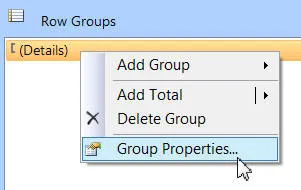 Group properties