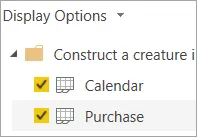 Tables to load