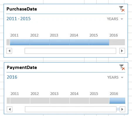 Two timelines