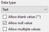 Null value