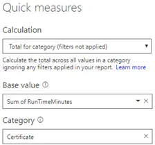 Power BI Quick Measures