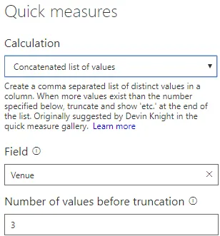 Power BI Dynamic header