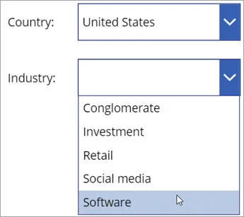 Sorted industries