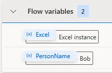 Two variables