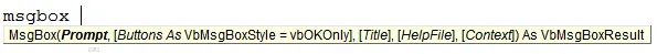 MsgBox - full syntax