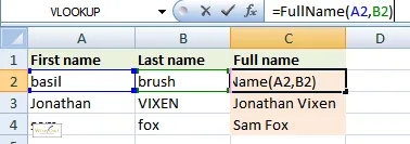 The FullName function