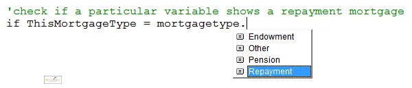 Enumeration being used