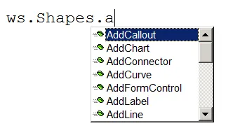 Some shape commands