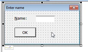 Selecting a form with mouse