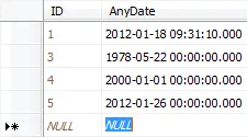 Date converted to SQL format