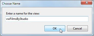 Choose name for view