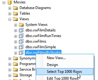 Selecting top 1000 rows