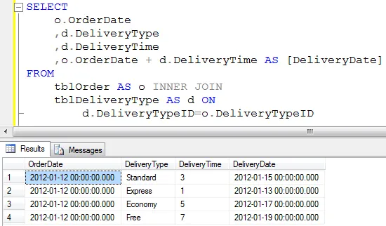 Adding numbers to dates