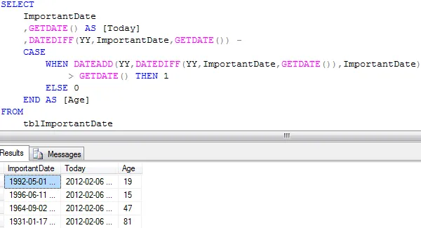 Combining DATEDIFF and DATEADD