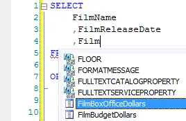 Intellisense