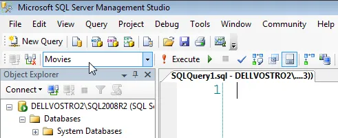 New query window