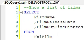 Selecting single query