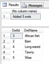 List of owls