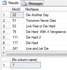 Result of calculated return code