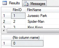 Success of system stored procedure