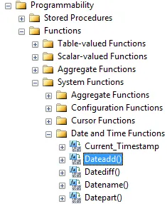 Built-in SQL functions