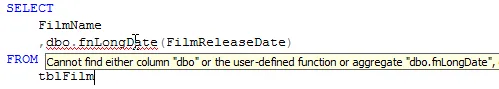 Intellisense not updated