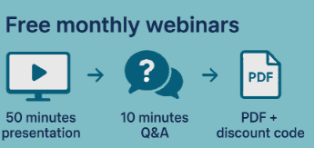 Free monthly webinars Free monthly webinars
