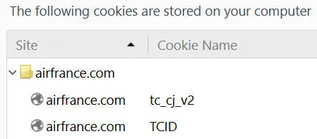 Cookie example