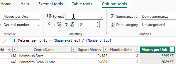 The Format box is actually an input box The Format box is actually an input box