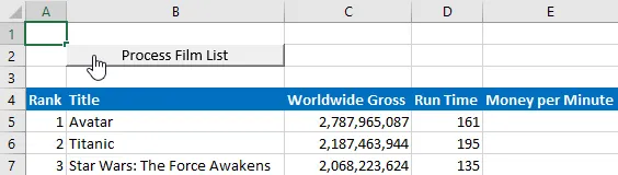 Basic worksheet