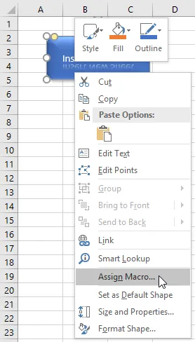 Context menu